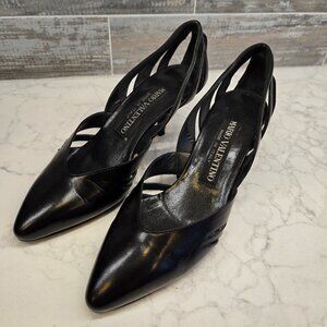 Mario Valentino black heels